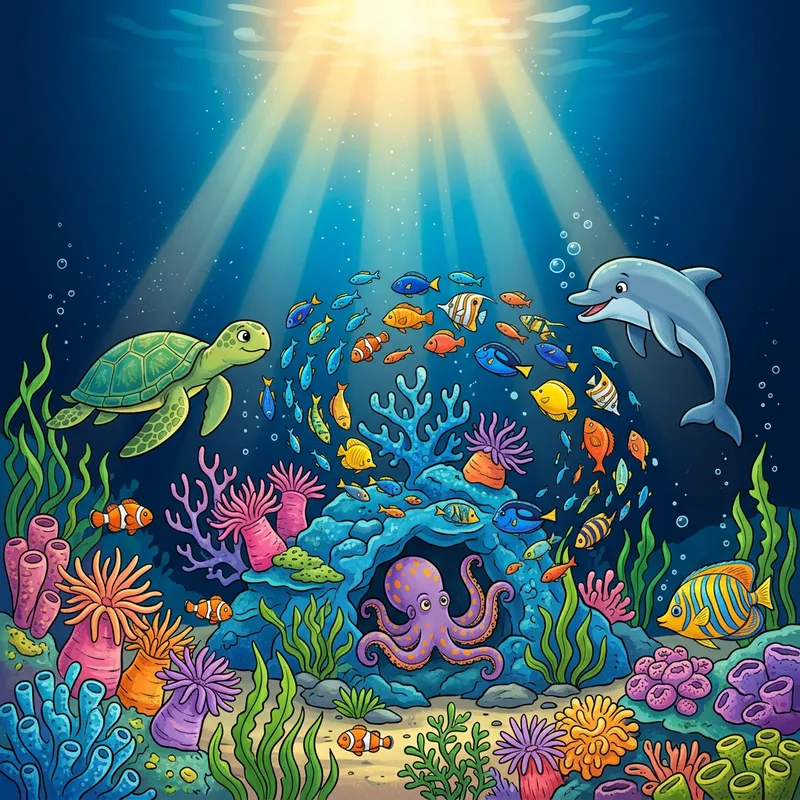 Underwater Wonders: Beauty of Nature in the Ocean Depths