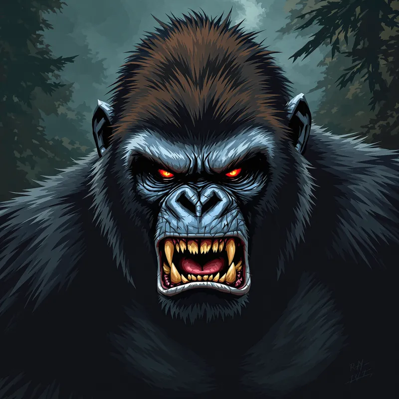 Angry Gorilla - Explore the Wild Behavior