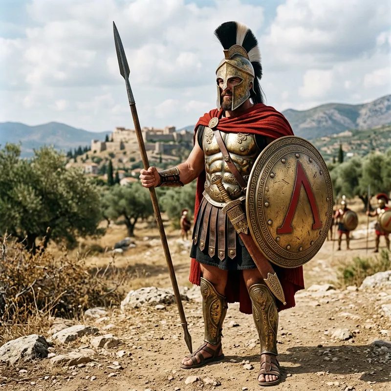 Magnificent Spartan Hoplite Armor & Weaponry