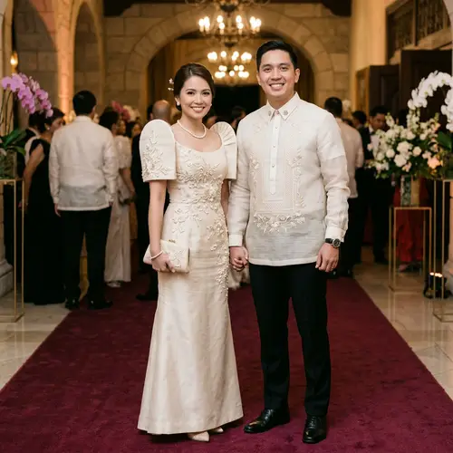 Elegant Barong Tagalog & Filipiniana Attire