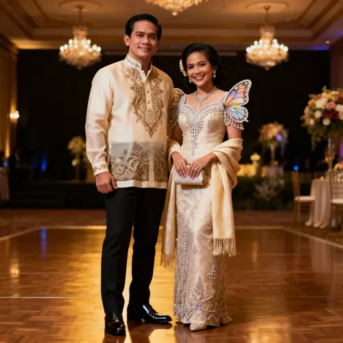 Elegant Barong Tagalog & Filipiniana Attire
