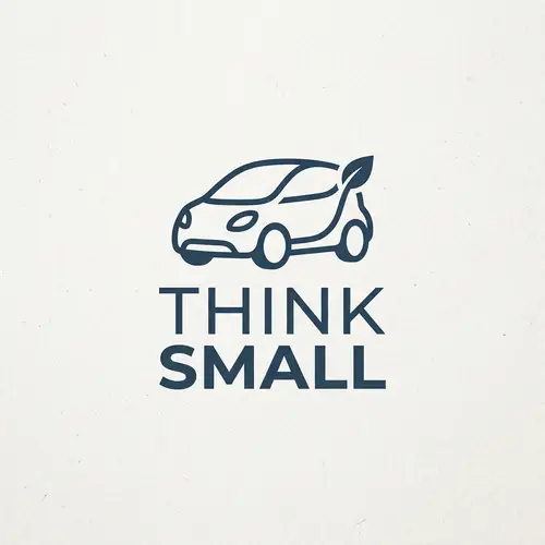 Volkswagen Think Small Art Logo