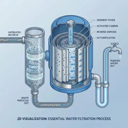 Water Filtration System: Intricately Designed for Effective Filtration