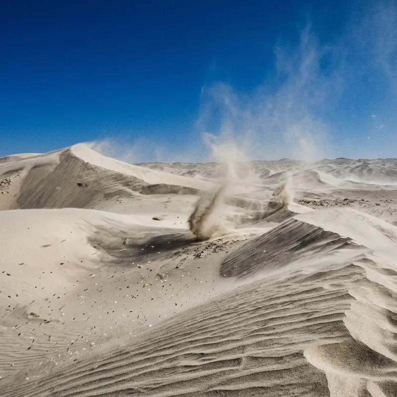 Strong Sandy Wind in the Desert | Raw Beauty of Nature