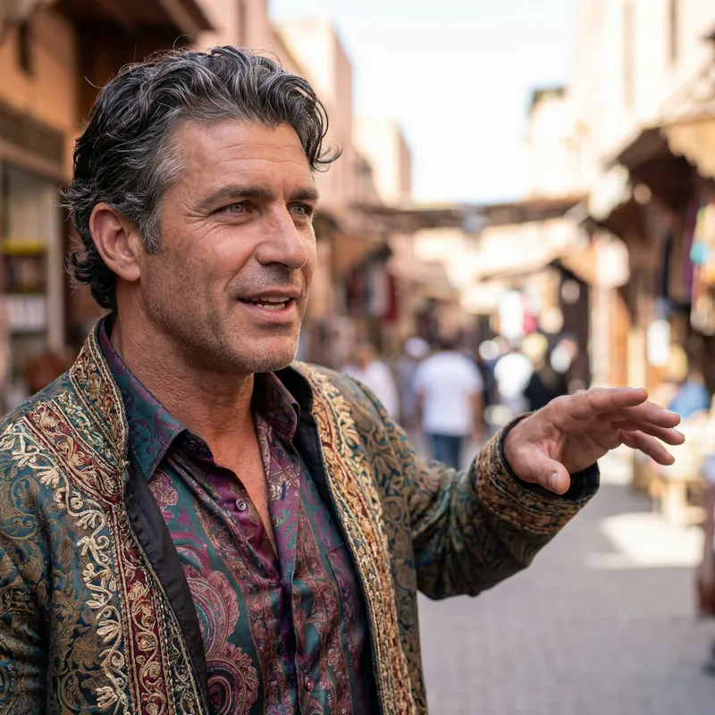 Striking Digital Portrait of a Muscular Man