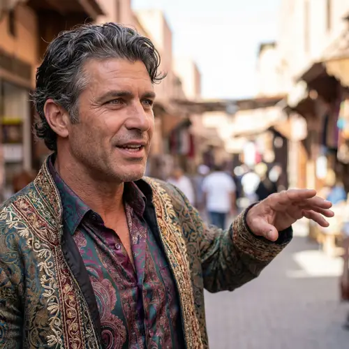 Striking Digital Portrait of a Muscular Man