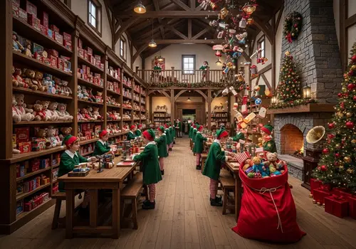 Enchanted Toy Workshop: A Christmas Wonderland