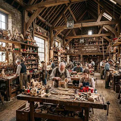 Enchanted Toy Workshop: A Christmas Wonderland