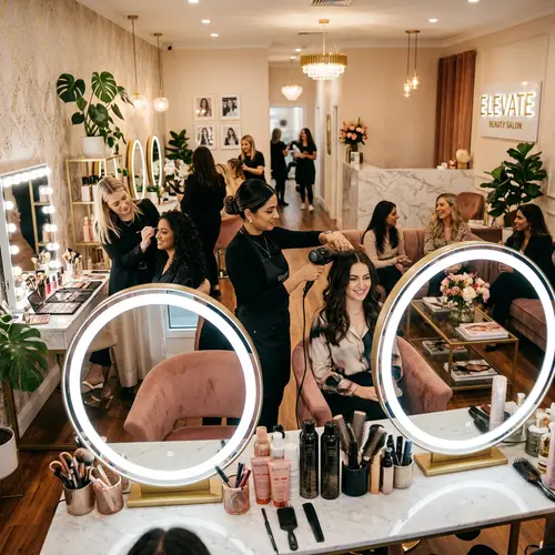 Luxury Women's Beauty Salon | Elegant Hair & Makeup Services