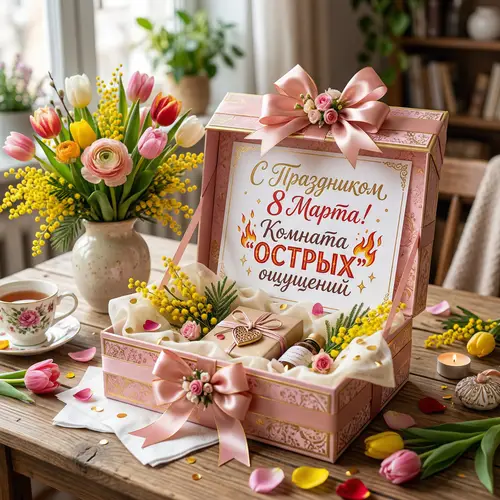 Happy International Women's Day - Gift Box Design