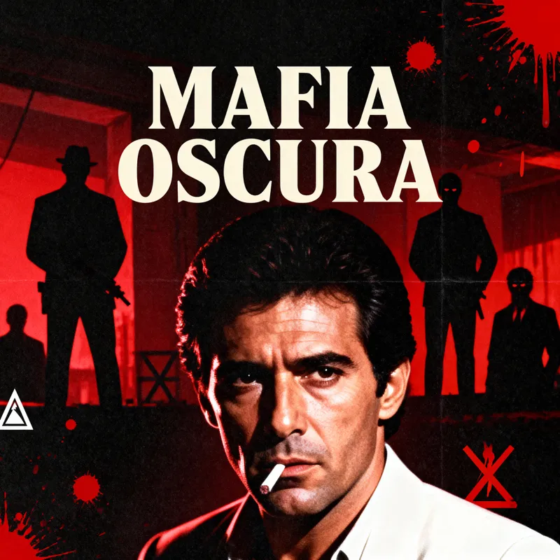 1980s Spanish Mafia Movie Poster - Dark and Intense