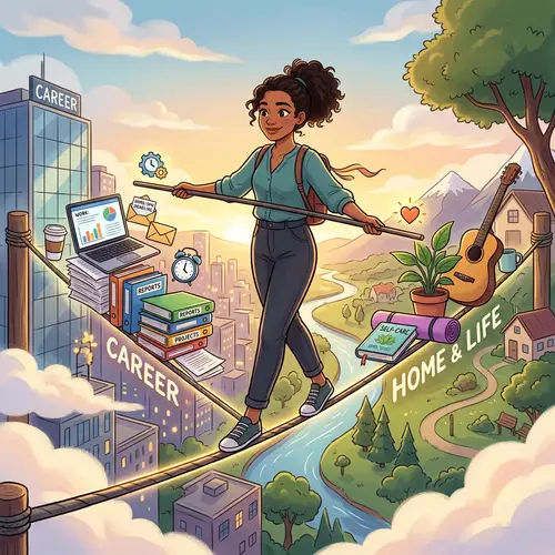 Achieving Work-Life Balance: An Animated Illustration