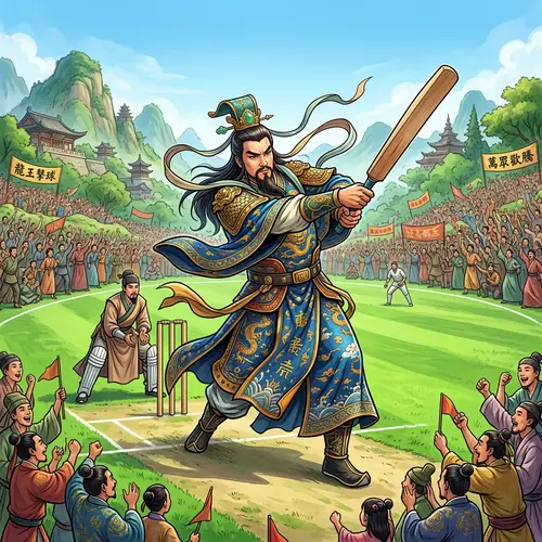 East Asian Mythology Divine Entity in Cricket Game