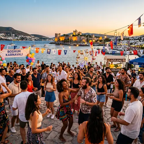 Vibrant Carnival in Bodrum, Turkey