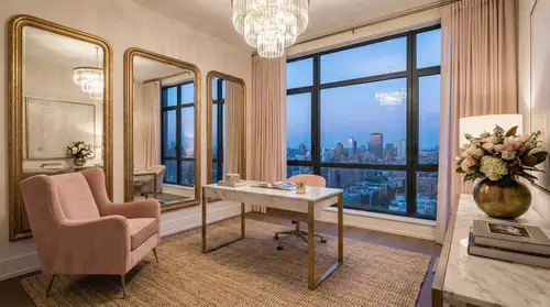 Stunning Glamour Office Interior Design Photography