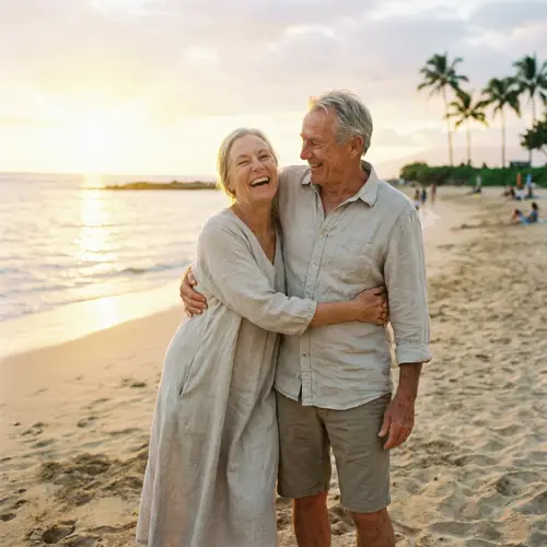Romantic Beach Moments: A Lovely Couple
