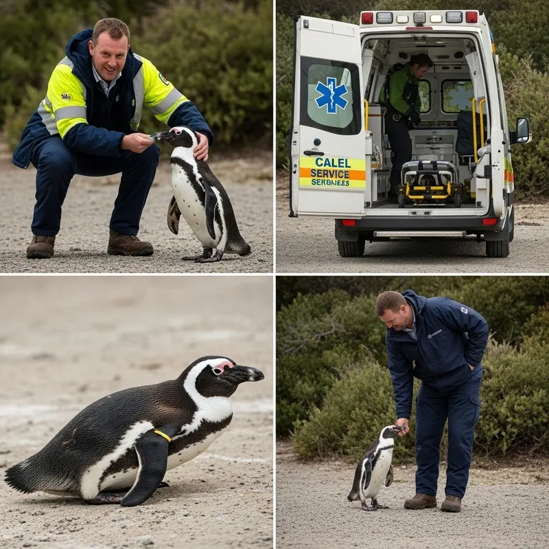 Penguin Asks Human for Help: A Heartwarming Rescue