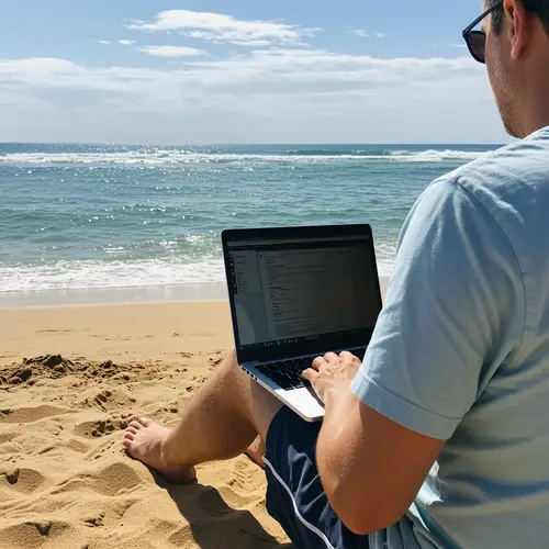 Work from the Beach: Your Laptop Escape
