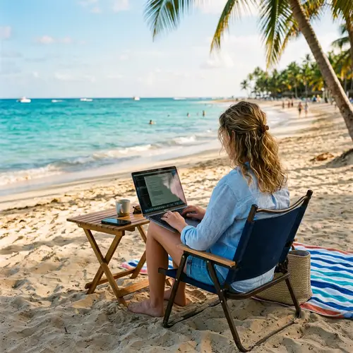 Work from the Beach: Your Laptop Escape