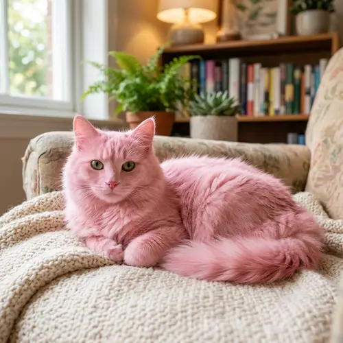 Un Gato Rosa: The Adorable Pink Cat