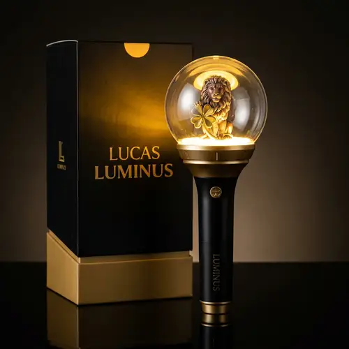 K-Pop Lightstick: Lucas Luminus Merchandise Setup