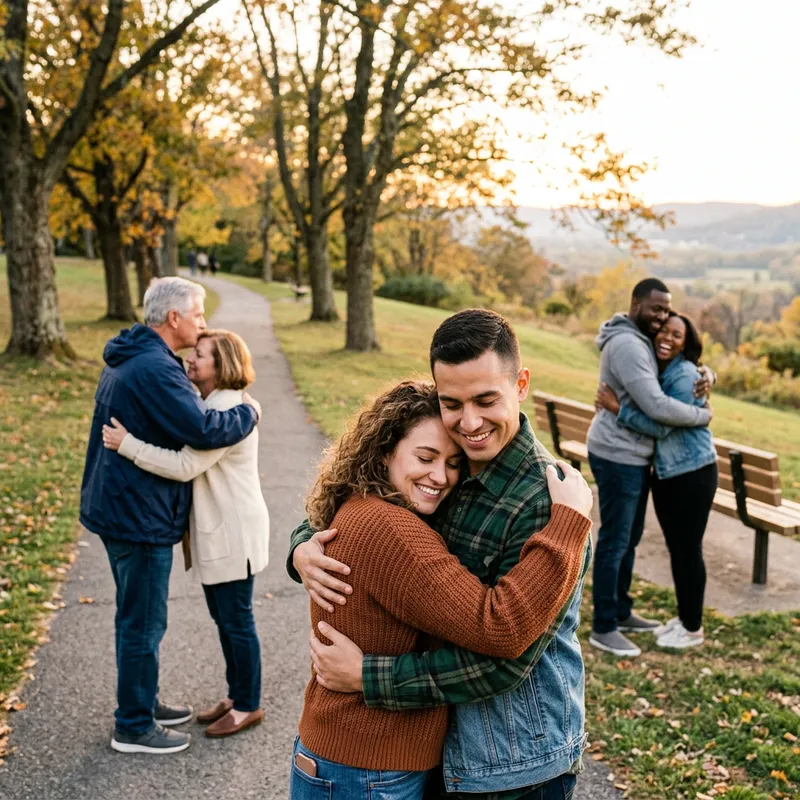 Couples Hug: A Moment of Love and Connection