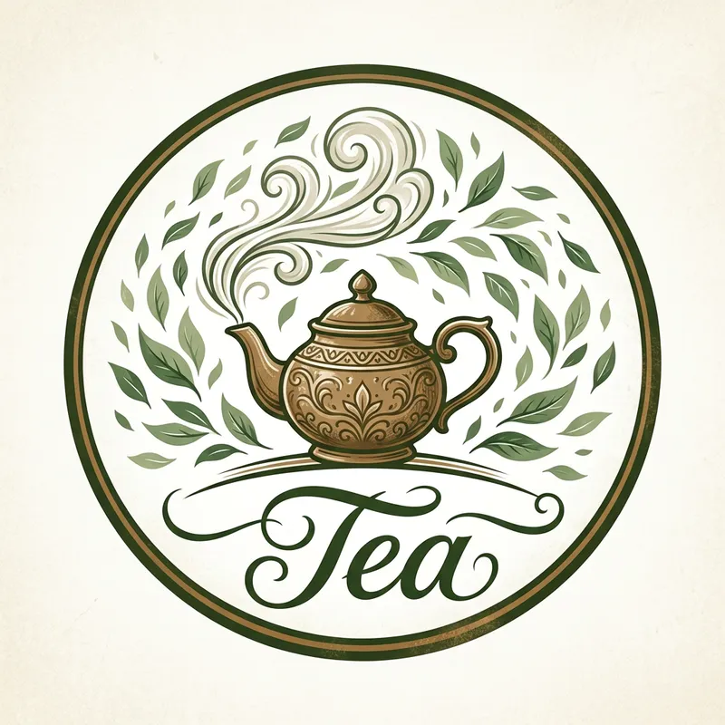 Premium Tea Logo Design | Elegant & Sophisticated Theme
