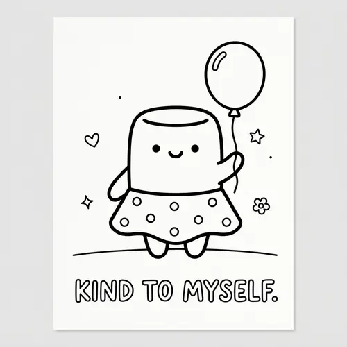 Coloring Drawings in Bobbie Goods Style