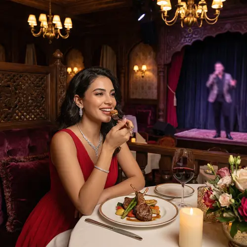 Elegant Dining: Captivating Scene of Luxury