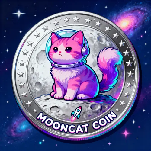 Cat in Moon Meme Coin - Fun Crypto Art