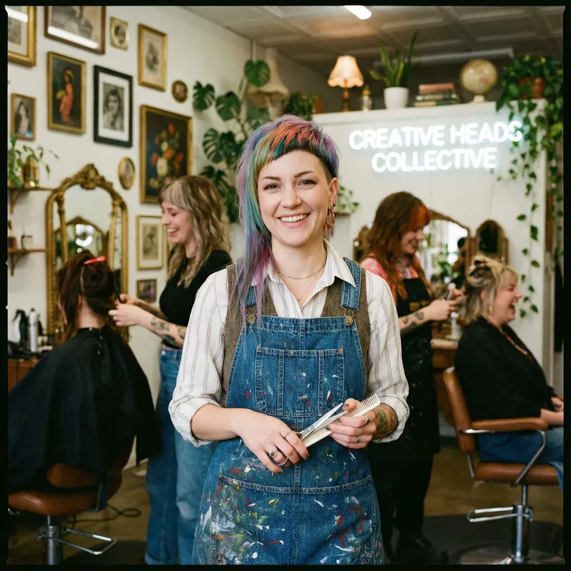 Creative Hair Stylist Headshot for Professionals