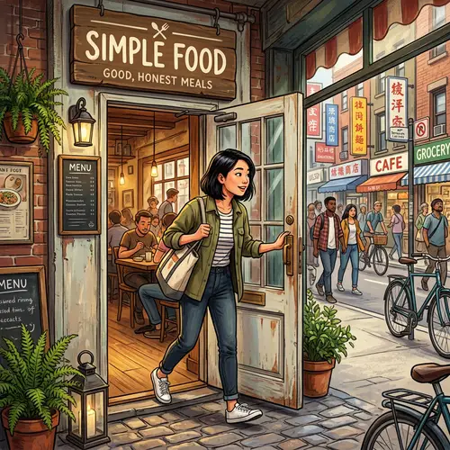 Explore 'Simple Food' - Asian Fusion Restaurant in Urban Area