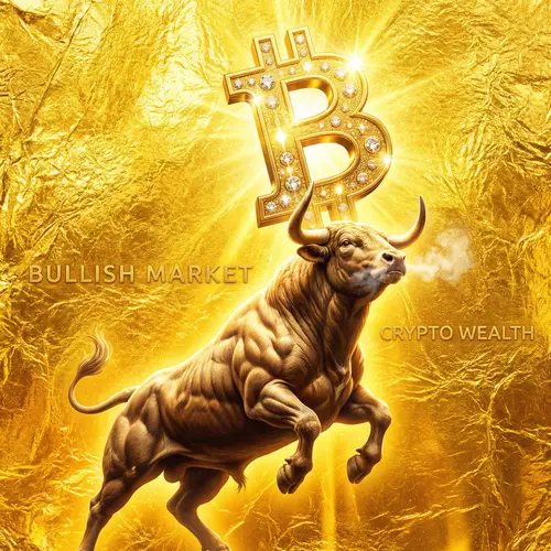 Bull Lifting Bitcoin Symbol: A Golden Investment