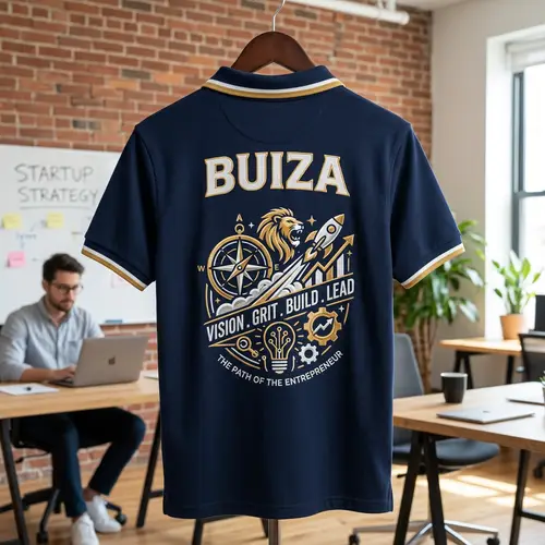 Unique Entrepreneurship Polo T-Shirt - BUIZA Design