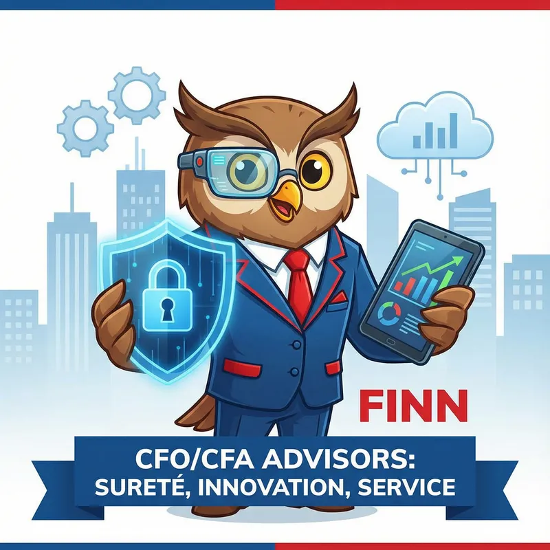 Dynamic Mascot for CFO/CFA Consulting Firm