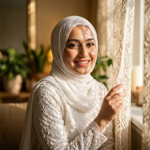 Elegant Portrait of a Woman in Hijab