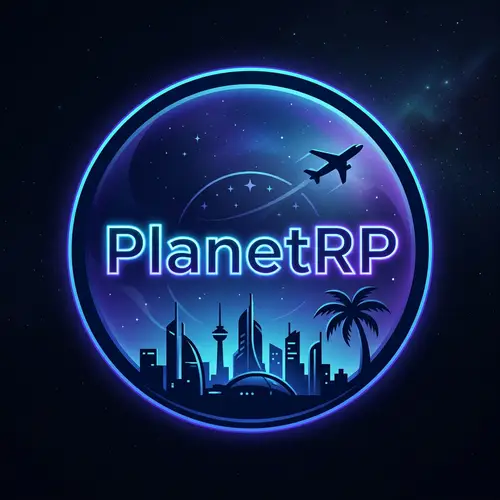 Futuristic Logo Design for PlanetRP