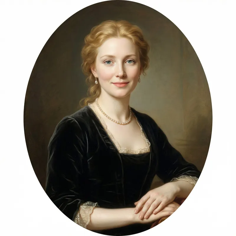 Blonde Woman Portrait