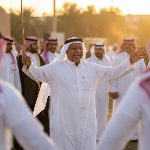 Traditional Saudi Arabian Dance | Cultural Thobe Performance