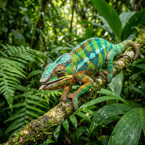 Fascinating Camaleon: Color Change in Nature