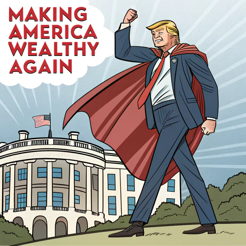 Trump: The Superhero Making America Wealthy Again