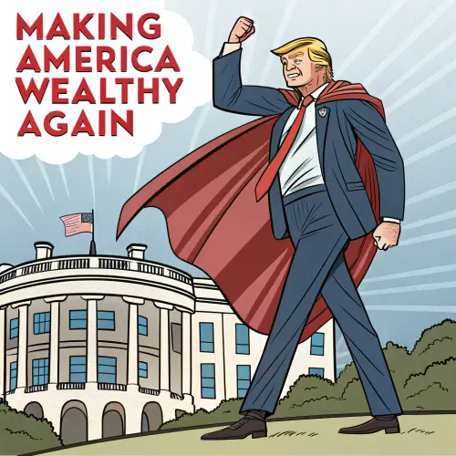 Trump: The Superhero Making America Wealthy Again