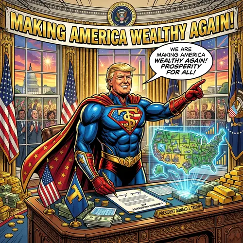 Trump: The Superhero Making America Wealthy Again