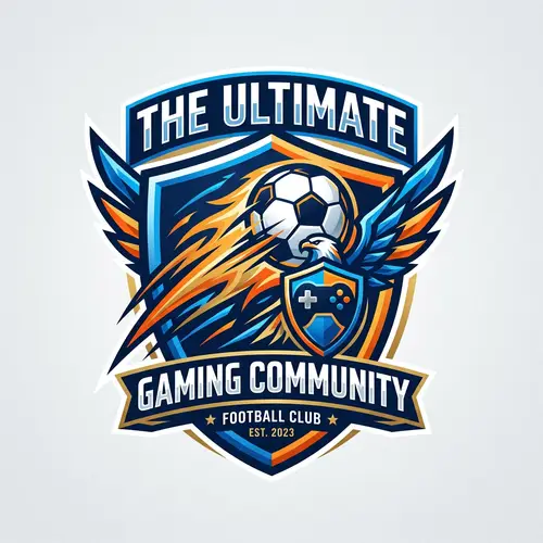 Ultimate Gaming Community Football Logo Design