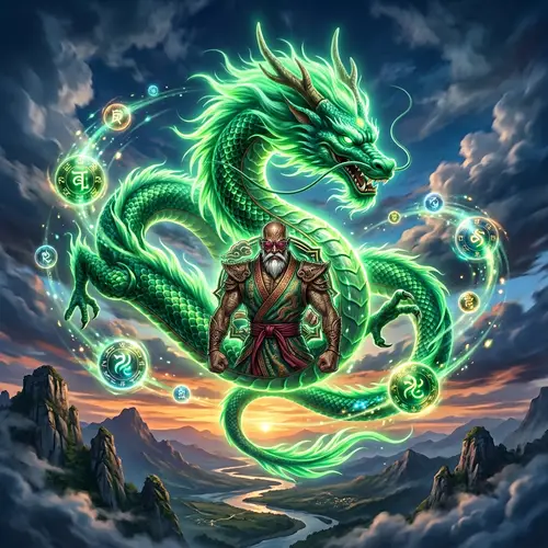 Shenlong Dragon Logo of Master Roshi