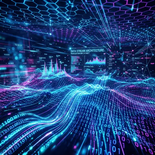 Futuristic Digital Data Visualization