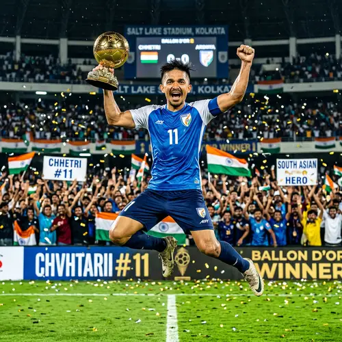 Celebrating a South Asian Soccer Star with Ballon d'Or