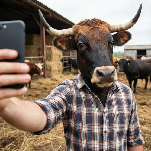 Transform Your Selfie into a Bull Design