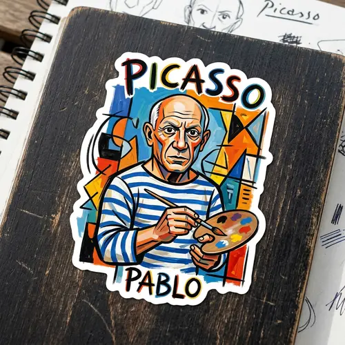 Unique Picasso Sticker for Art Lovers