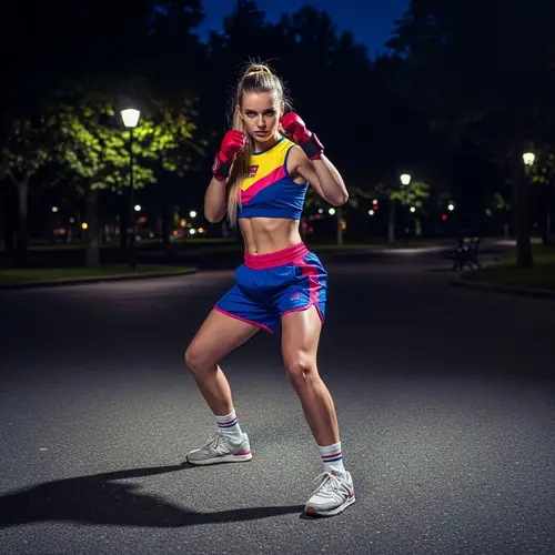 Fierce Urban Night: 90s Athletic Style